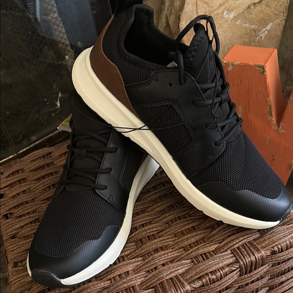 Goodfellow & Co Black and Brown Sneakers with Modern Design